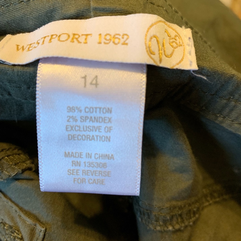 Cotten/spandex pants button up capris/longWestport